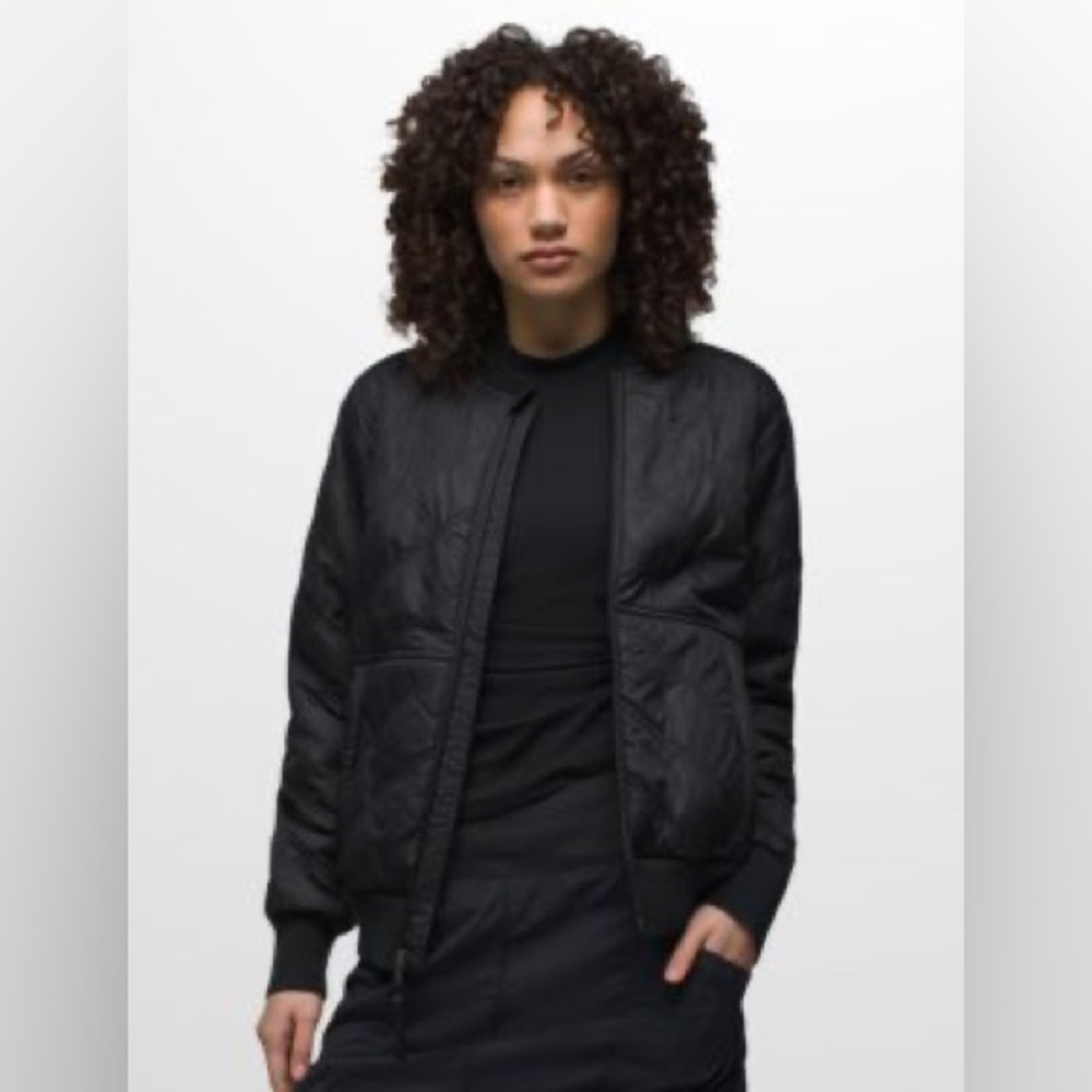 prAna Esla Women’s Bomber‎ Jacket Black NWT Size S